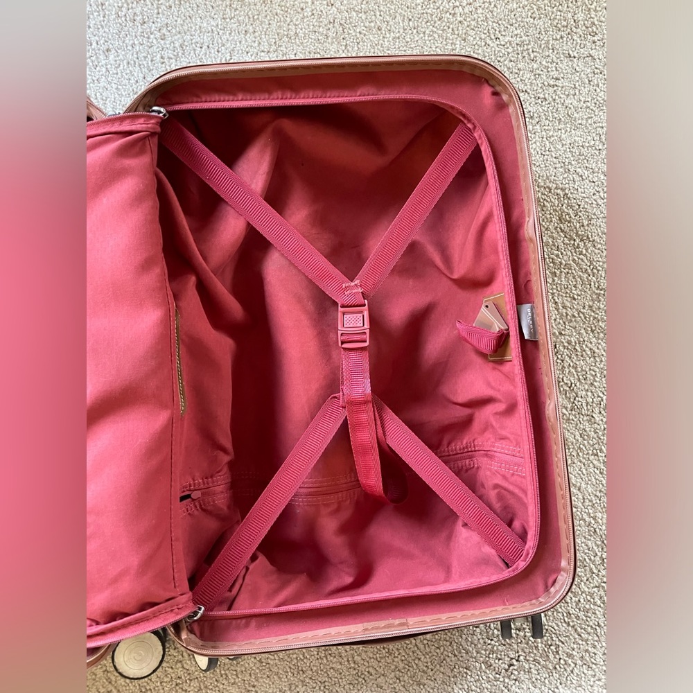 Delsey Paris Chatelet Air 19in Hardside Spinner Carry On Cream Angora White - Picture 10 of 11